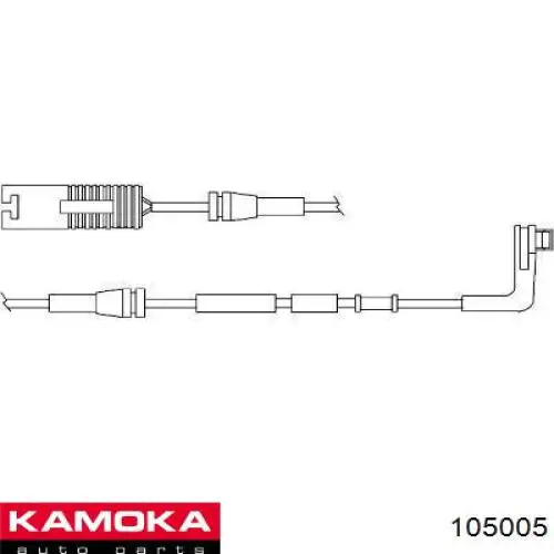 105005 Kamoka датчик износа тормозных колодок передний