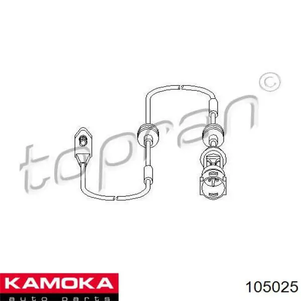 Датчик износа тормозных колодок передний 6238322 Opel