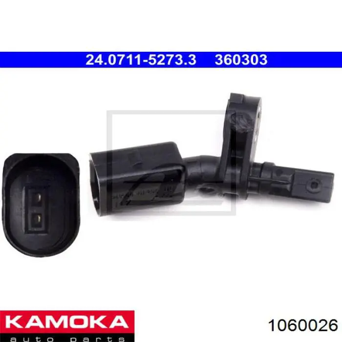 Передний левый датчик абс Kamoka 1060026