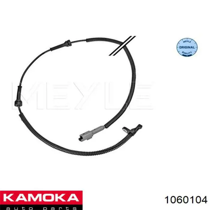 Sensor ABS trasero 1060104 Kamoka