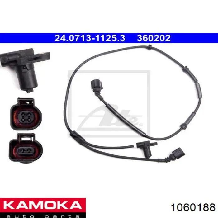 Датчик ABS задний правый Kamoka 1060188
