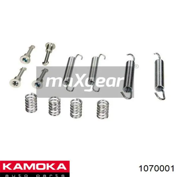 Установочный комплект задних барабанных колодок Kamoka 1070001 цена, от 6.30 USD