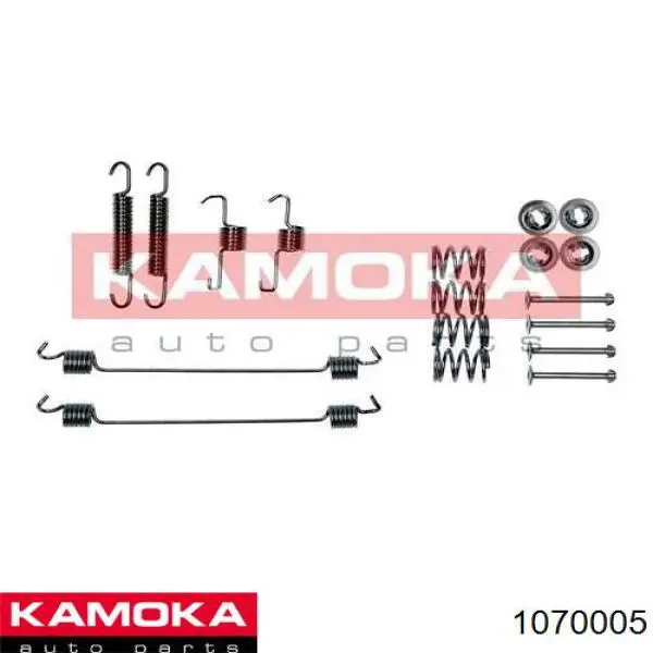 Монтажный комплект задних барабанных колодок 1070005 Kamoka