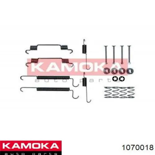 Монтажный комплект задних барабанных колодок 1070018 Kamoka