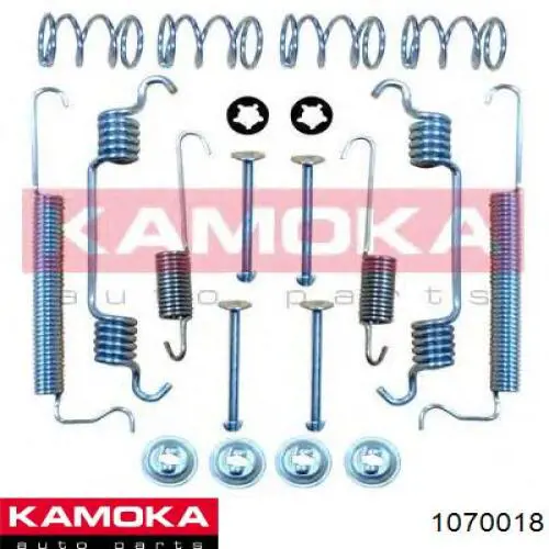 Установочный комплект задних барабанных колодок Kamoka 1070018 цена, от 7.52 USD