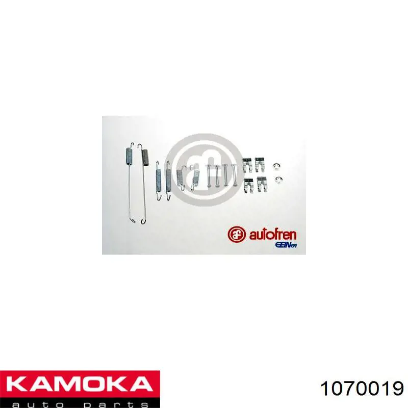 Купить 1070019 Kamoka Ремкомплект тормозных колодок