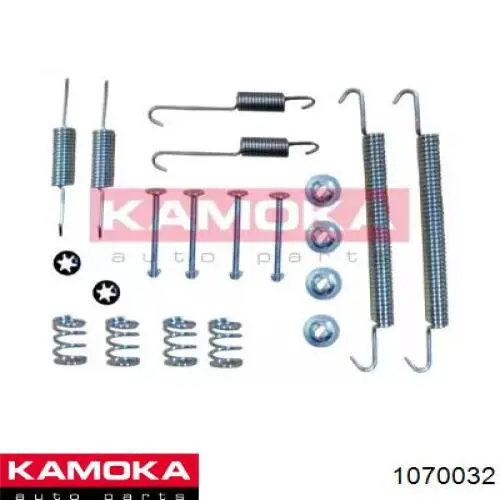 Ремкомплект тормозных колодок Kamoka 1070032