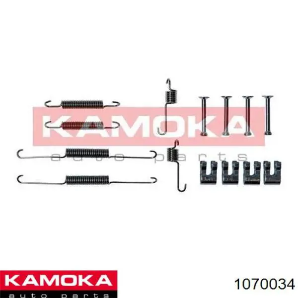 1070034 Kamoka Комплект монтажный задних барабанных колодок