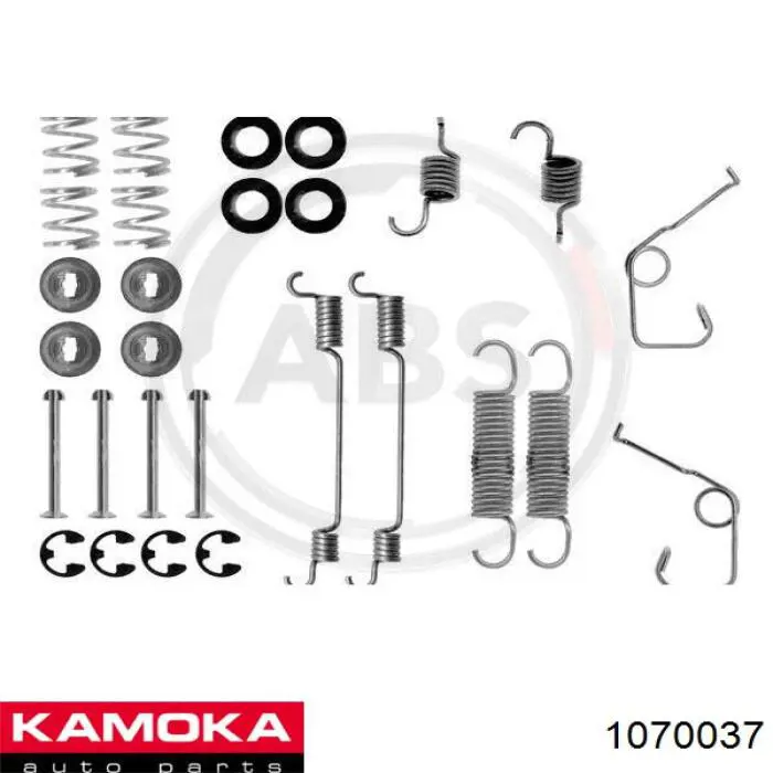 1070037 Kamoka Ремкомплект торм. колодок