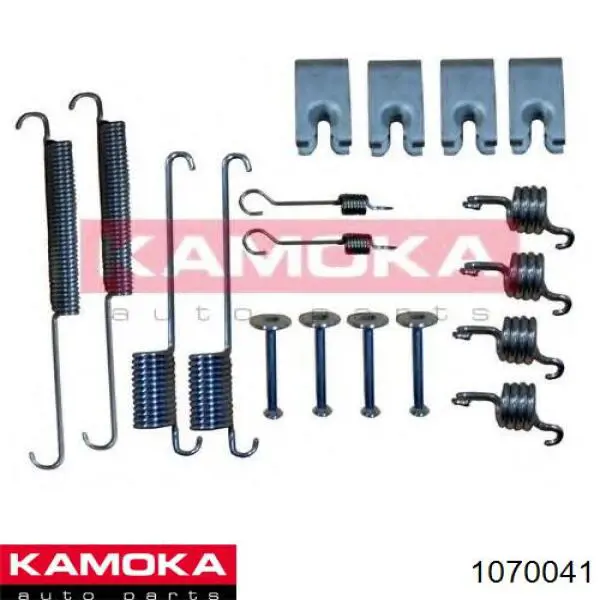 Монтажный комплект задних барабанных колодок 1070041 Kamoka
