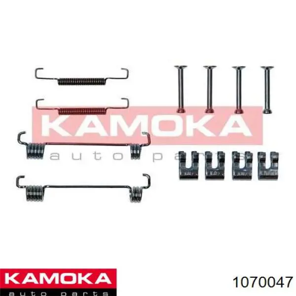 Монтажный комплект задних барабанных колодок 1070047 Kamoka