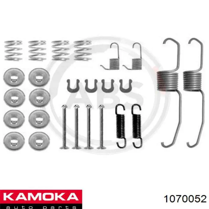 Установочный комплект задних барабанных колодок Kamoka 1070052 цена, от 7.48 USD