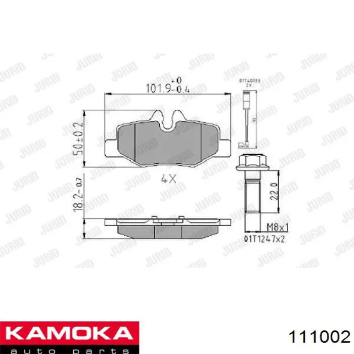 Купить 111002 Kamoka Датчик детонации