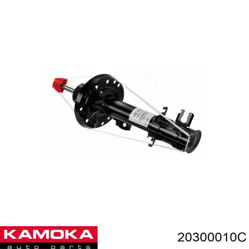 Amortiguador delantero derecho 20300010C Kamoka