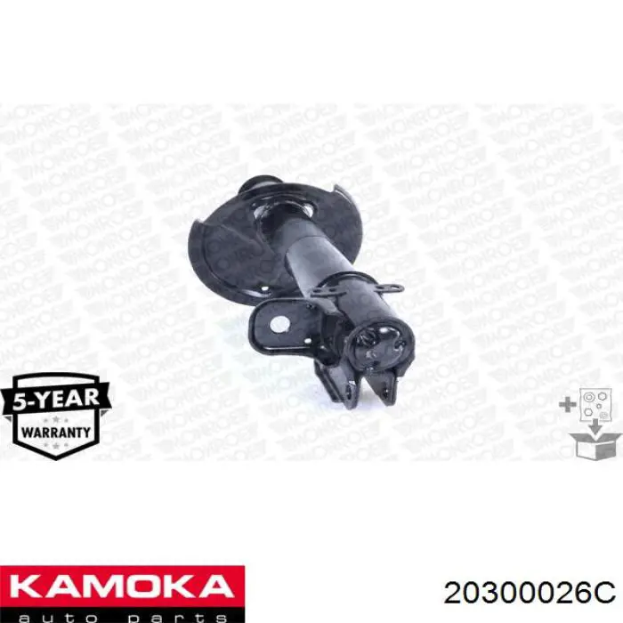 Амортизатор задний правый 20300026C Kamoka