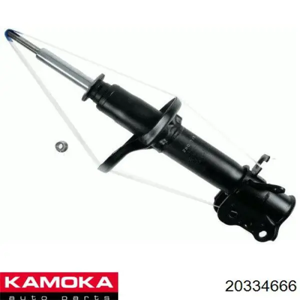20334666 Kamoka Амортизатор задней подвески, левый