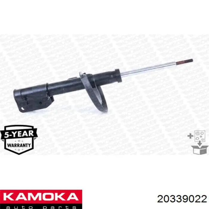 Amortiguador delantero izquierdo 20339022 Kamoka