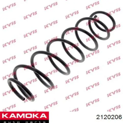 2120206 Kamoka Пружина подвески задняя