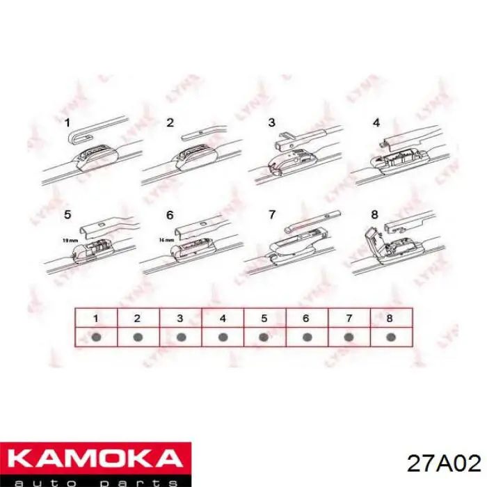 Дворники Kamoka 27A02 цена, от 21.53 USD