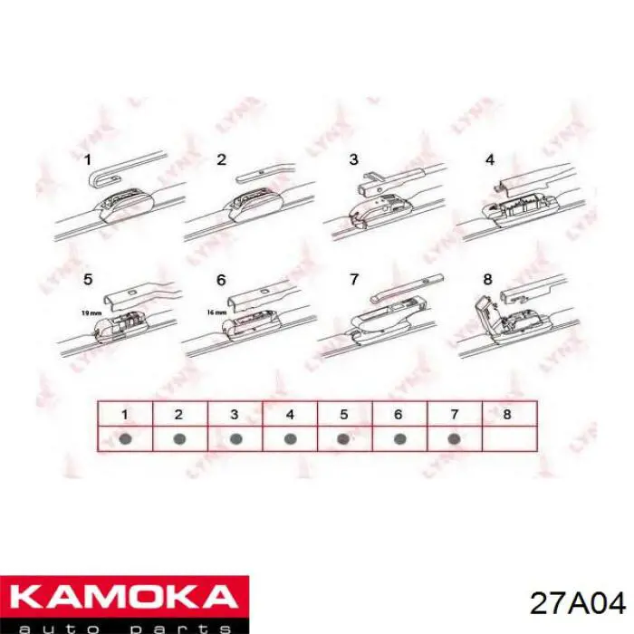 Купить 27A04 Kamoka Бесконтактные дворники