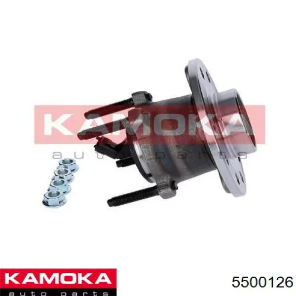 Cubo de rueda trasero 5500126 Kamoka