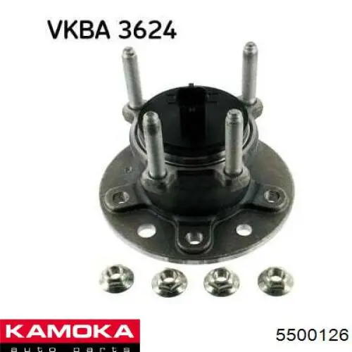 Ступица заднего колеса Kamoka 5500126