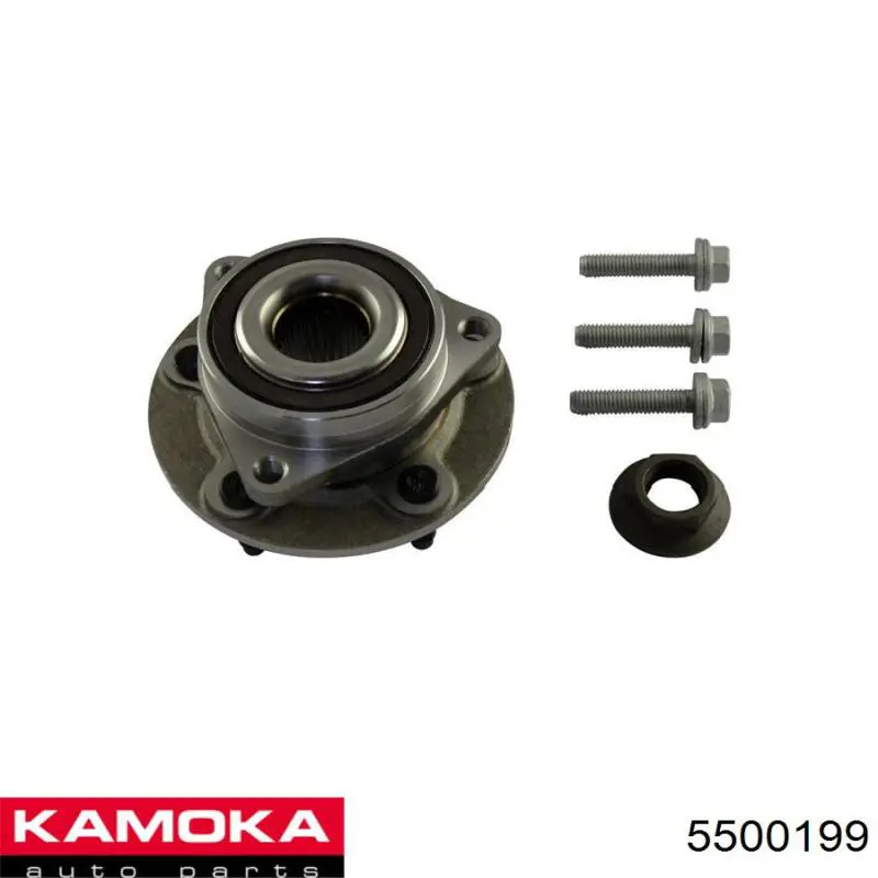 Cubo de rueda delantero 5500199 Kamoka