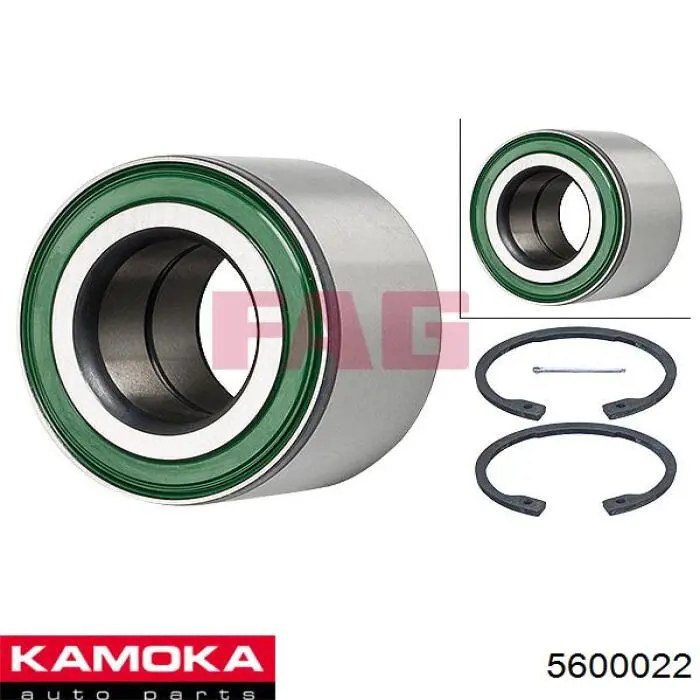 5600022 Kamoka Подшипник ступицы передней