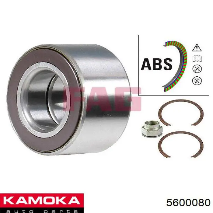 5600080 Kamoka rolamento de cubo dianteiro