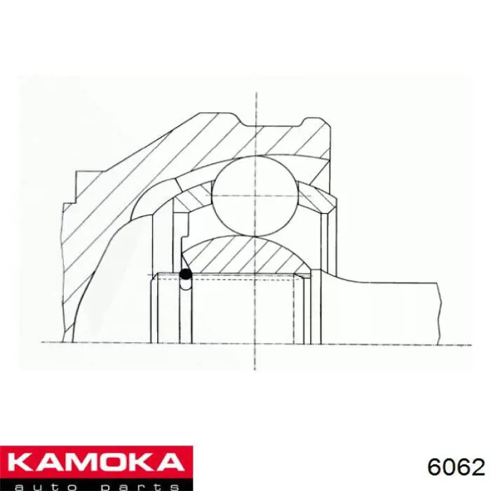 Junta homocinética exterior delantera 6062 Kamoka