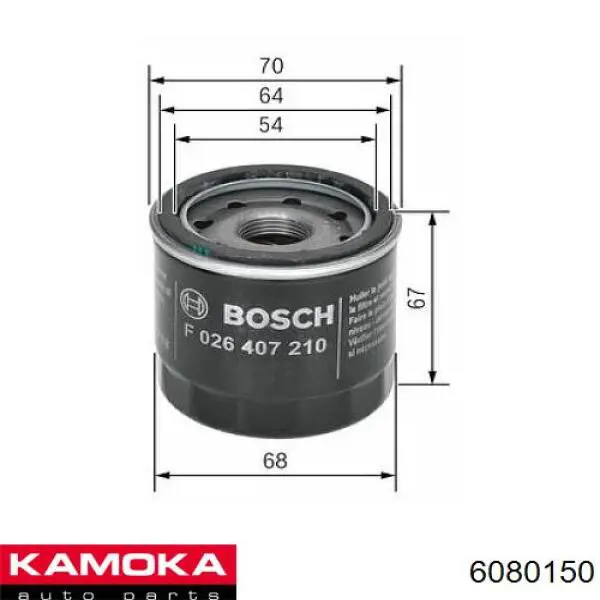 6080150 Kamoka Внутрисалонный фильтр