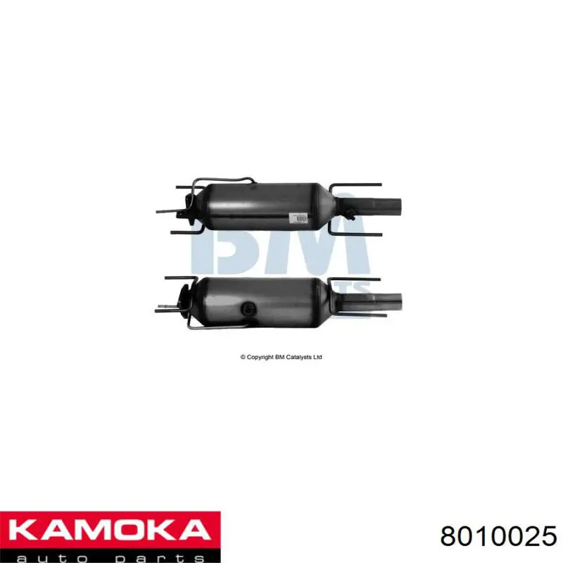 8010025 Kamoka сажевый фильтр системы отработавших газов