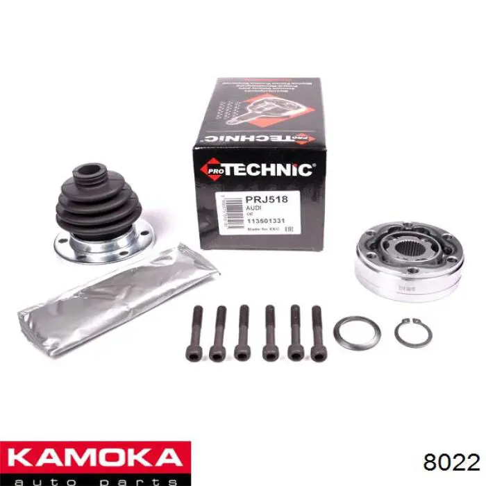 8022 Kamoka ШРУС внутренний, передний
