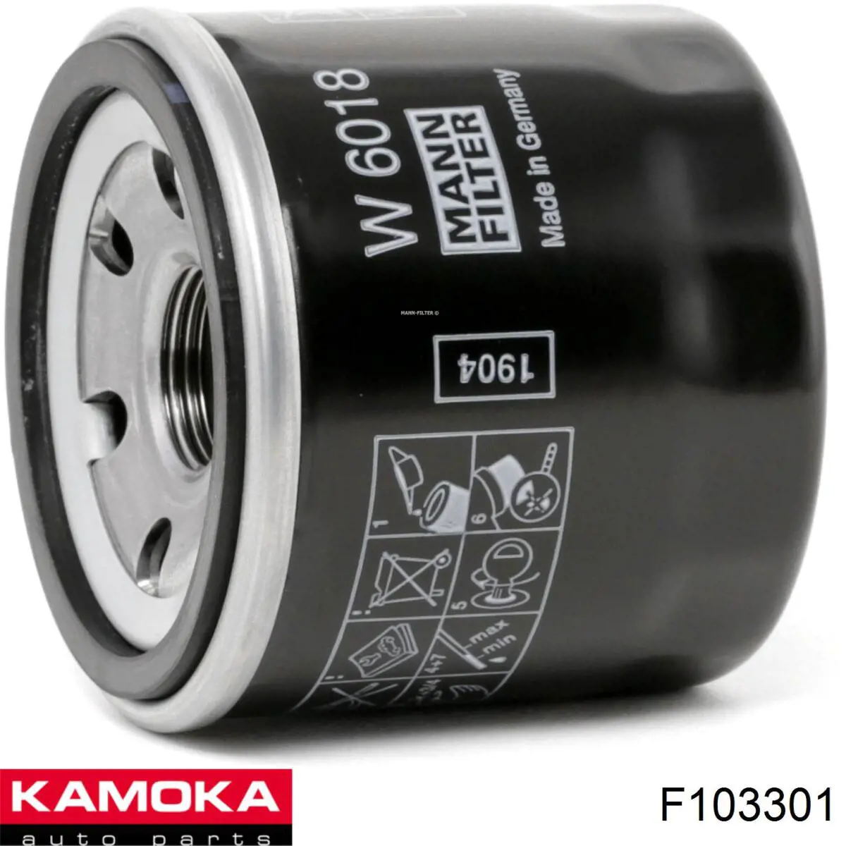 F103301 Kamoka Масляный фильтр двигателя