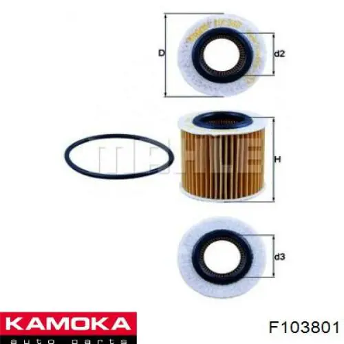 Купить F103801 Kamoka Фильтр центробежный очистки масла