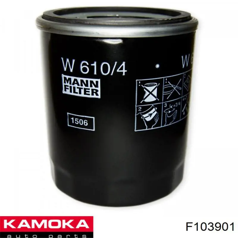 F103901 Kamoka Масляный фильтр двигателя