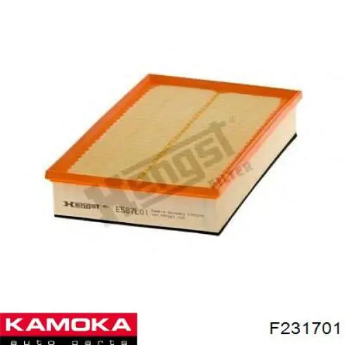 F231701 Kamoka Воздушный фильтр двигателя