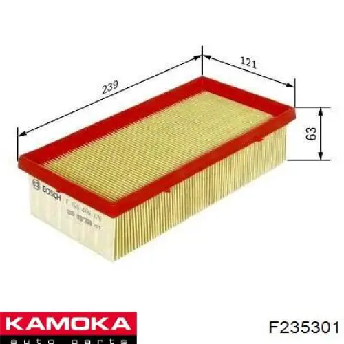 Фильтр воздушный Kamoka F235301