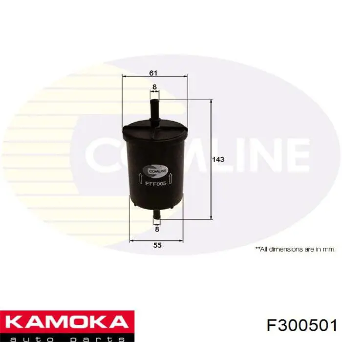 Фильтр тонкой очистки топлива Kamoka F300501 цена, от 5.55 USD