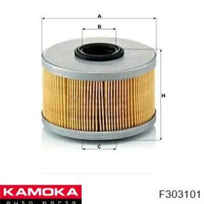 Фильтр тонкой очистки топлива Kamoka F303101 цена, от 3.32 USD