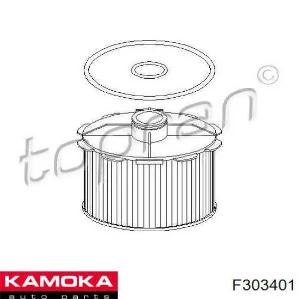 F303401 Kamoka Фильтр топлива