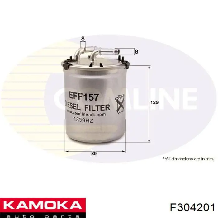 Купить F304201 Kamoka Фильтр-отстойник топлива грубой очистки