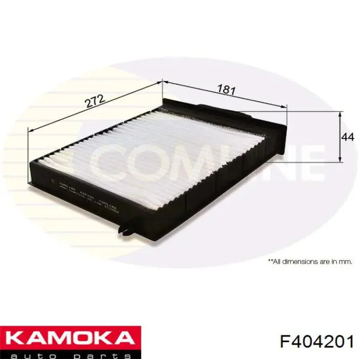 Купить F404201 Kamoka Фильтр салона угольный