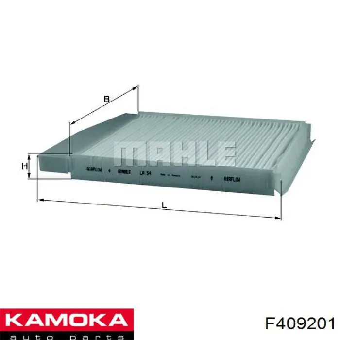 Фильтр воздушный отопителя Kamoka F409201 цена, от 8.15 USD
