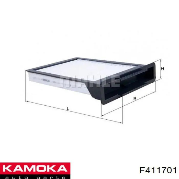 F411701 Kamoka Внутрисалонный фильтр