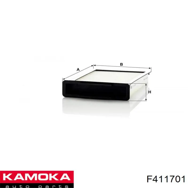 Купить F411701 Kamoka Фильтр салона угольный