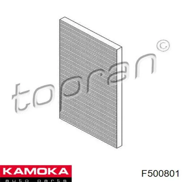 F500801 Kamoka фильтр салона