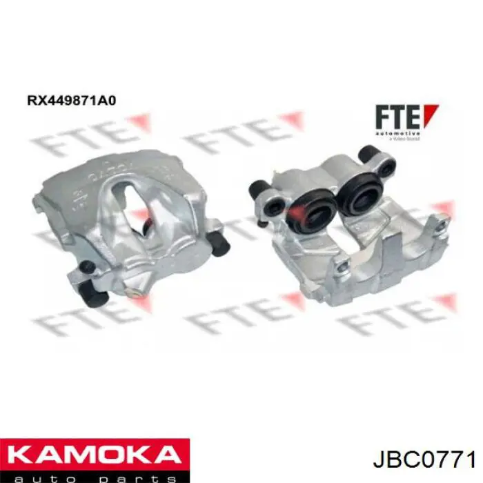 Купить JBC0771 Kamoka Суппорт тормозной передний левый