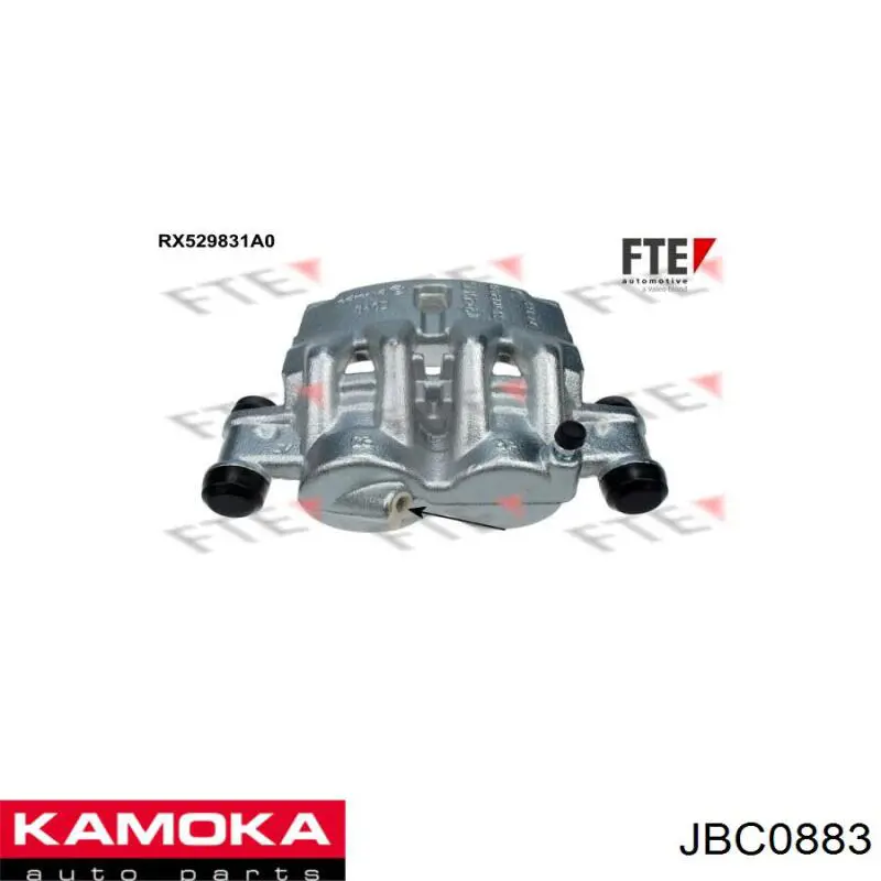 Суппорт тормозной передний левый JBC0883 Kamoka