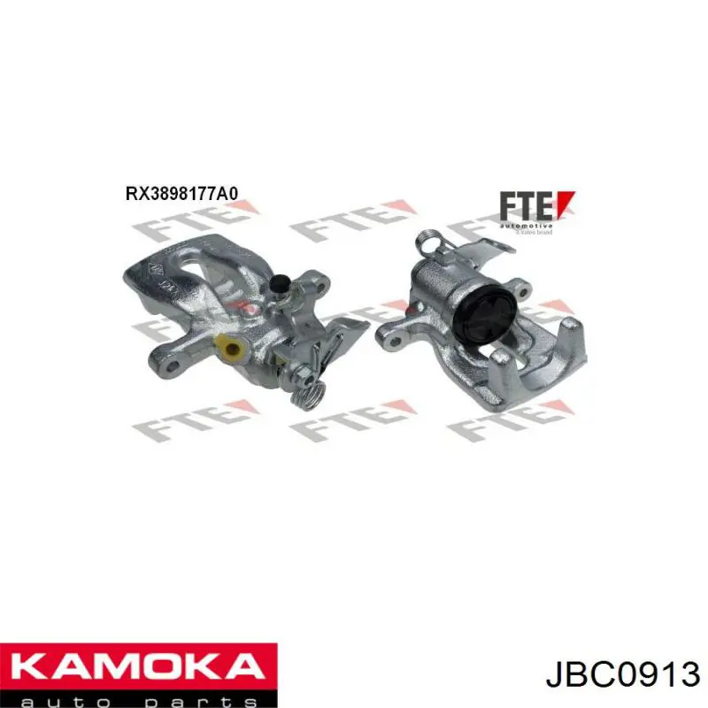 Суппорт тормозной задний левый JBC0913 Kamoka